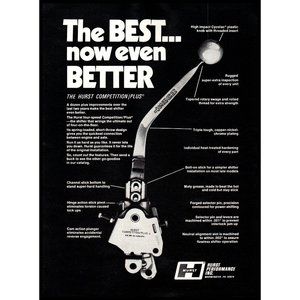 1970 Hurst Competition Plus Performance Shifter Vintage Print Ad Wall Art Photo
